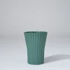 Athena Ripple Vase Moss (L)