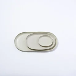 Cloud Oval Plate Chalk (M)