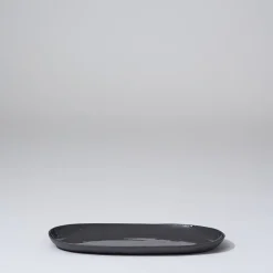 Cloud Oval Plate Charcoal (M)