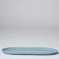 Cloud Oval Plate Light Blue (L)