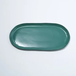 Cloud Oval Plate Moss (L)