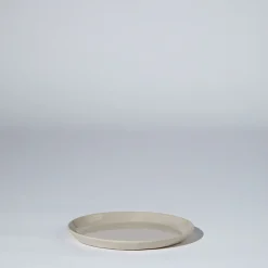 Cloud Round Plate Chalk (E)