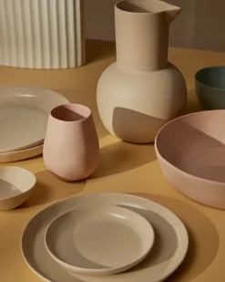 Cloud Round Plate Chalk (E)