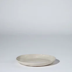 Cloud Round Plate Chalk (M)