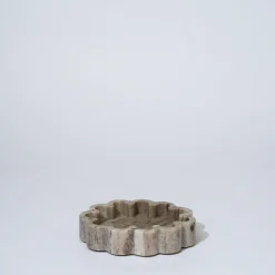 Marble Oval Ribbed Catchall Biscotti