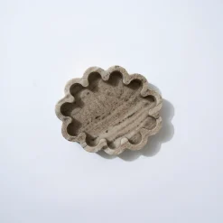 Marble Oval Ribbed Catchall Biscotti