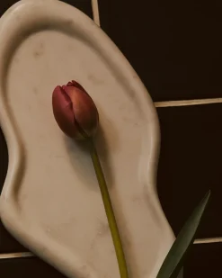 Marble Puddle Tray White Marle