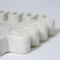 Marble Square Squiggle Catchall White Marle