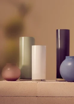 Opal Ball Vase Sky (M)