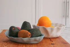 Ruffle Bowl Chalk White (M)