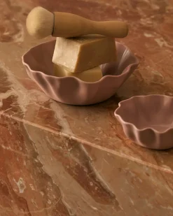 Ruffle Bowl Icy Pink (S)