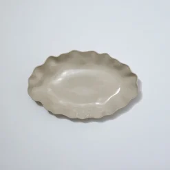 Ruffle Rectangle Platter Chalk White (XL)