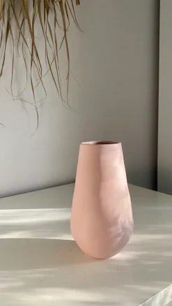 Teardrop Vase Icy Pink (L)
